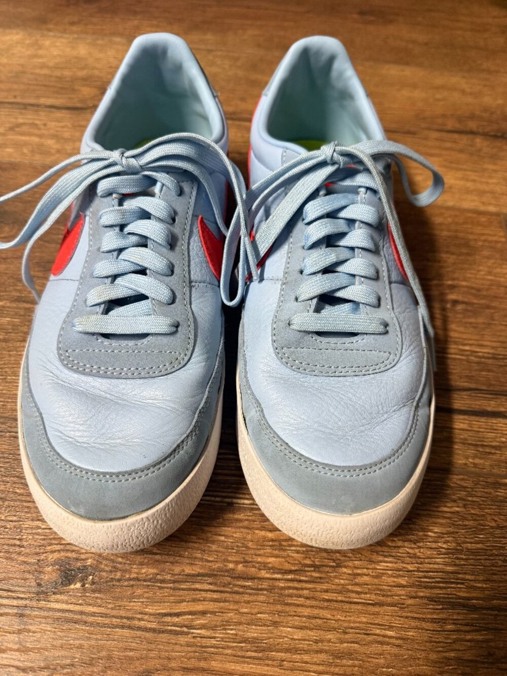 Nike Killshot 2 Leather Psychic Blue Bright Crimson Sneakers Men’s 7.5 / Women’s